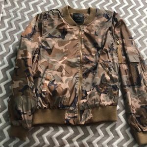 Camo Bomber Jacket